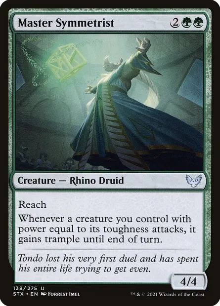 Master Symmetrist, Magic card STX 138 — Strixhaven: School of Mages set