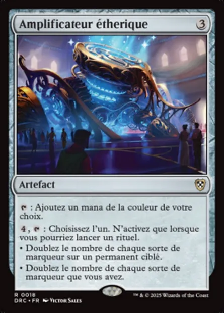 Amplificateur étherique, carte Magic DRC 18 — extension Aetherdrift Commander
