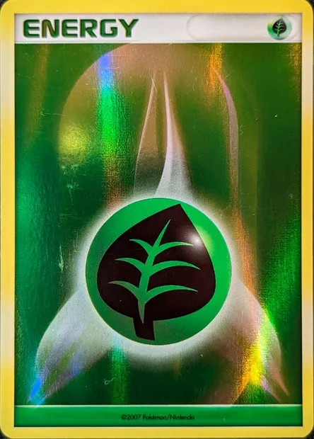 Énergie Plante, carte Pokémon LGP 2007-2008-4 — extension League Promos