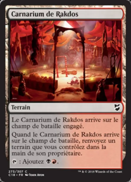 Carnarium de Rakdos, carte Magic C18 273 — extension Commander 2018