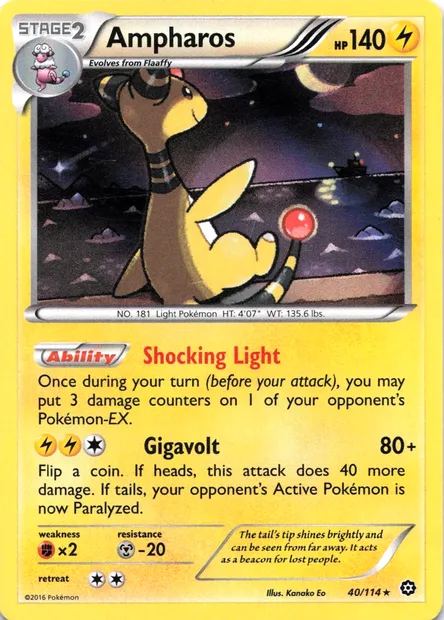 Pharamp, carte Pokémon TDX 040-5 — extension Theme Deck & Blisters Exclusives
