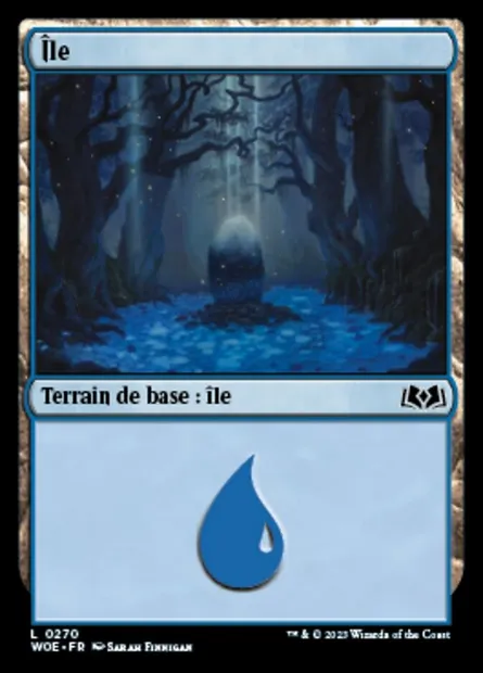 Île, carte Magic WOE 270 — extension Wilds of Eldraine
