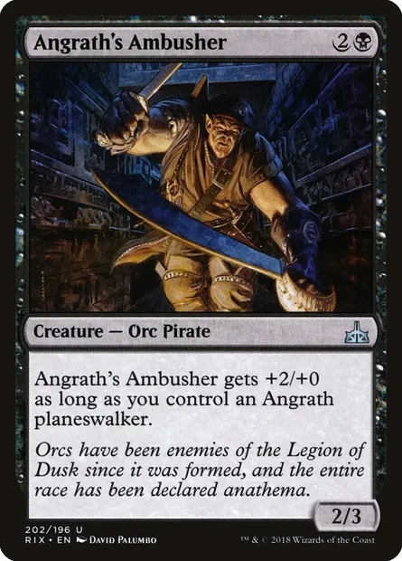 Angrath's Ambusher, Magic card RIX 202 — Rivals of Ixalan set
