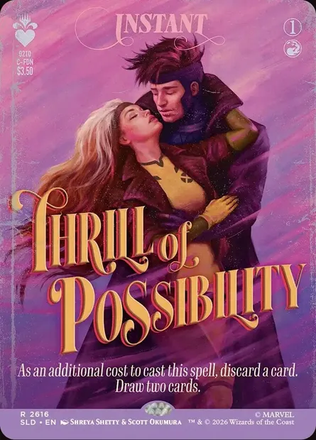 Thrill of Possibility, Magic card SLD 2616 — Secret Lair Drop set