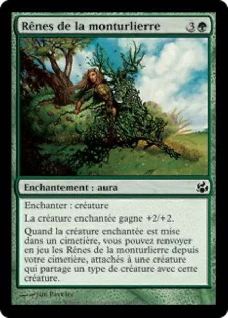 Rênes de la monturlierre, carte Magic MOR 134 — extension Leveciel