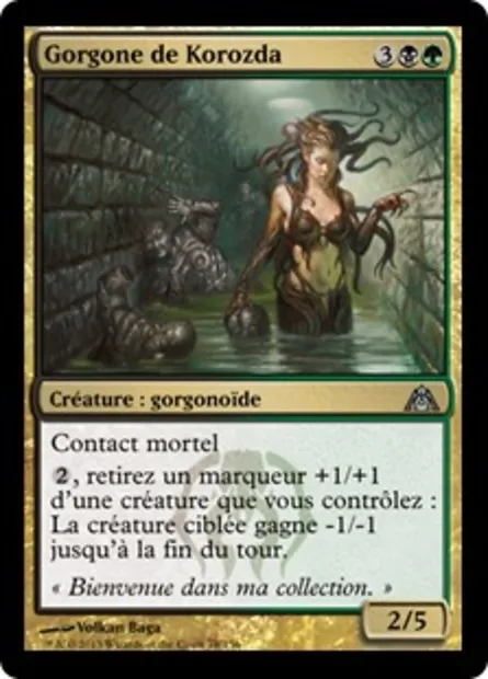 Gorgone de Korozda, carte Magic DGM 78 — extension Le labyrinthe du dragon