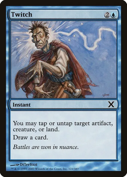 Twitch, Magic card 10E 121 — Tenth Edition set