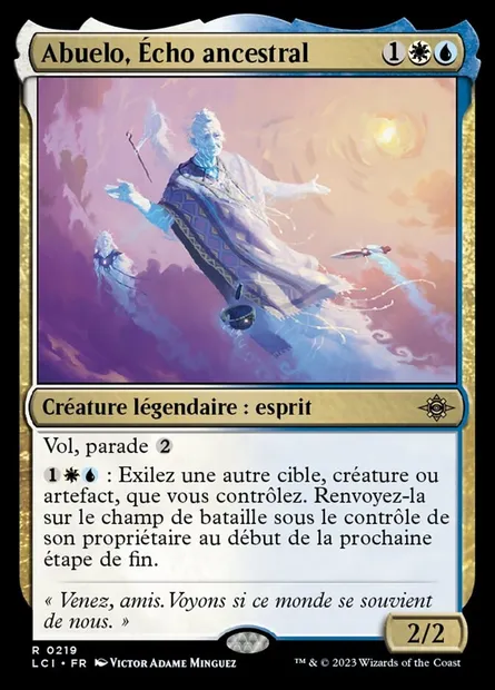 Abuelo, Écho ancestral, carte Magic LCI 219 — extension The Lost Caverns of Ixalan