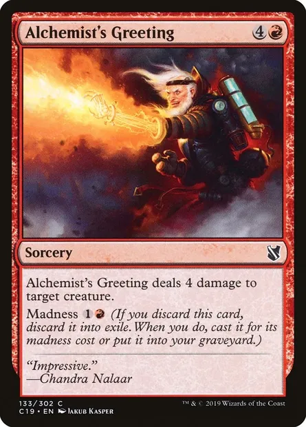 Alchemist's Greeting, Magic card C19 133 — Commander 2019 set