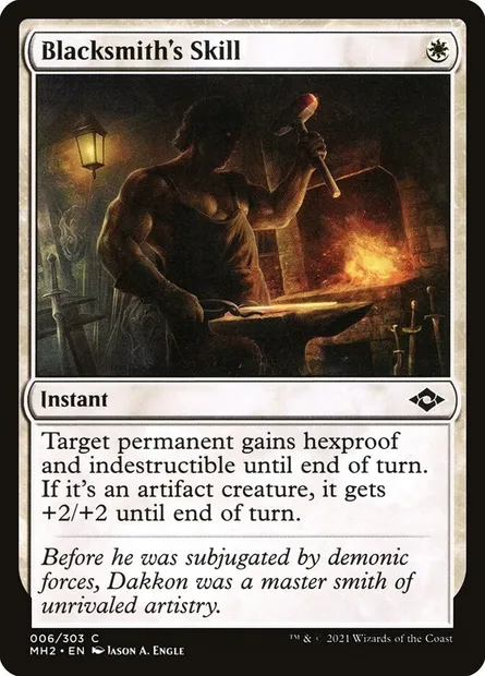 Blacksmith's Skill, Magic card MH2 6 — Modern Horizons 2 set