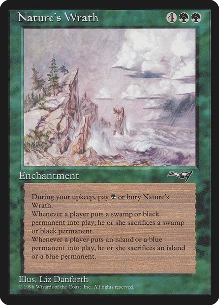 Colère de la nature, carte Magic ALL 98 — extension Alliances