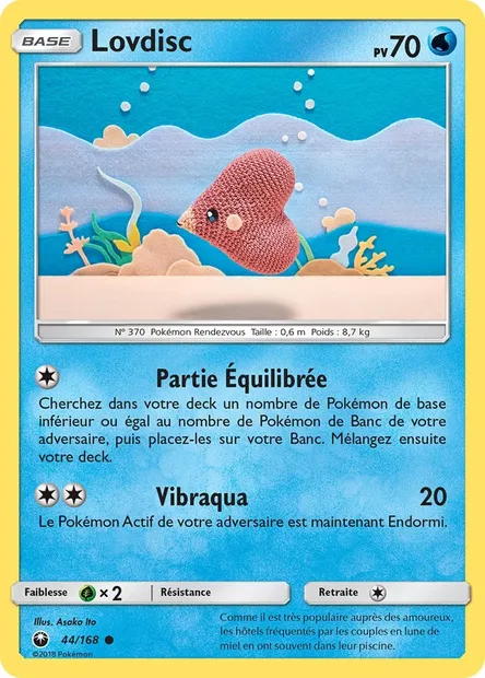 Lovdisc, carte Pokémon CES 44 — extension Tempête Céleste