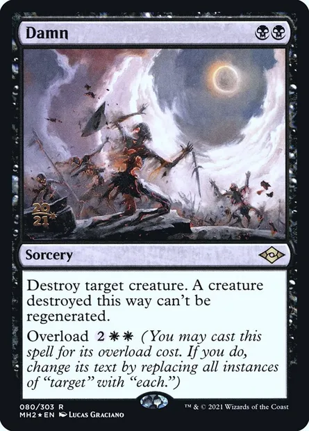 Damner, carte Magic PMH2 80s — extension Modern Horizons 2 Promos
