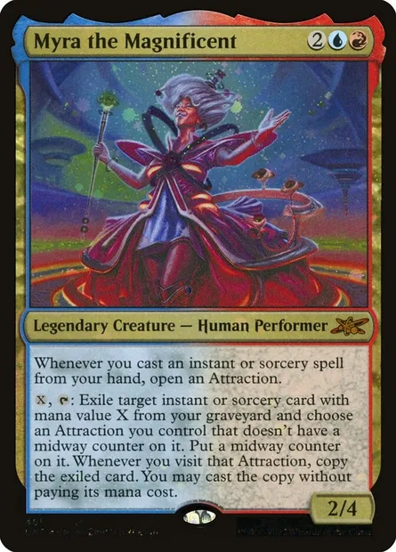 Myra the Magnificent, Magic card UNF 461 — Unfinity set