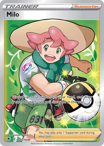 Milo, Pokémon card ASR TG27 — Astral Radiance set
