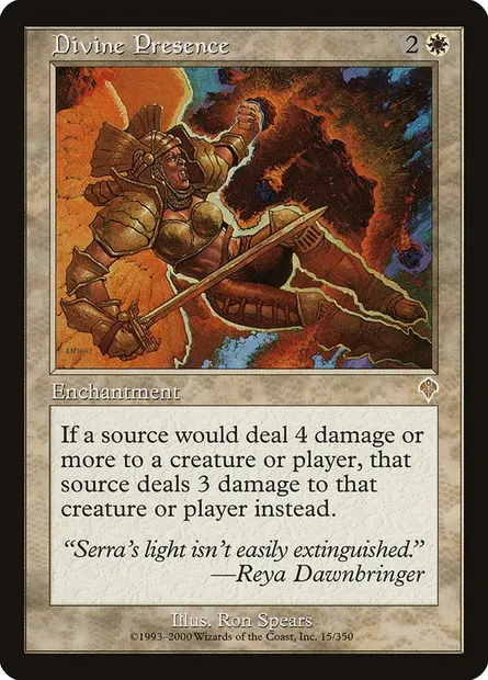 Divine Presence, Magic card INV 15 — Invasion set