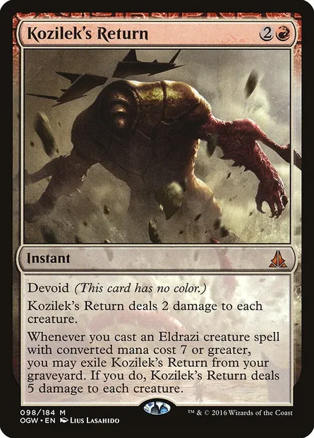 Kozilek's Return, Magic card OGW 98 — Oath of the Gatewatch set