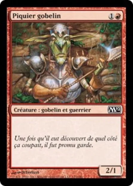Piquier gobelin, carte Magic M12 141 — extension Magic 2012