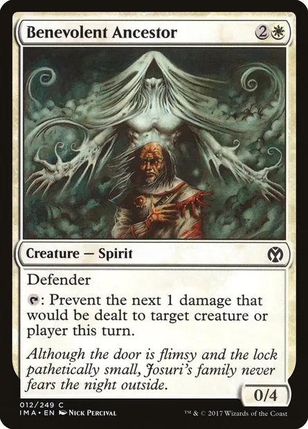Benevolent Ancestor, Magic card IMA 12 — Iconic Masters set