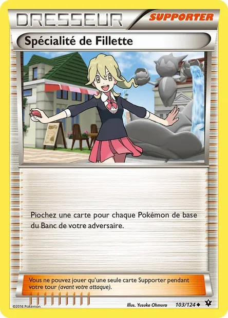 Spécialité de Fillette, carte Pokémon FCO 103 — extension Impact des Destins