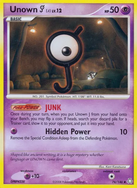 Zarbi J, carte Pokémon LA 76 — extension Éveil des Légendes