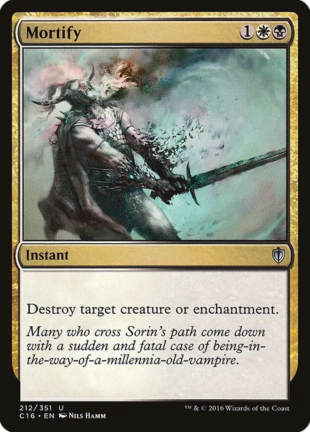 Mortify, Magic card C16 212 — Commander 2016 set