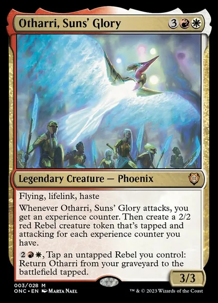 Otharri, Suns' Glory, Magic card ONC 3 — Phyrexia: All Will Be One Commander set