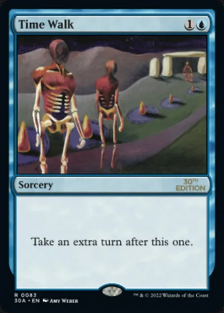 Time Walk, Magic card 30A 83 — 30th Anniversary Edition set