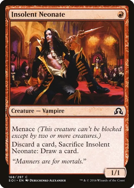 Insolent Neonate, Magic card SOI 168 — Shadows over Innistrad set