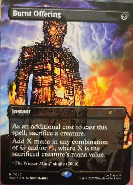 Offrande consumée, carte Magic SLD 7047 — extension Secret Lair Drop