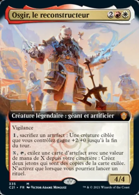 Osgir, le reconstructeur, carte Magic C21 335 — extension Commander 2021