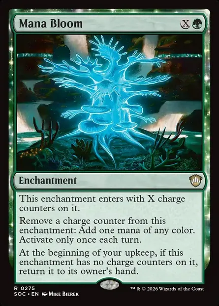 Mana Bloom, Magic card SOC 275 — Secrets of Strixhaven Commander set