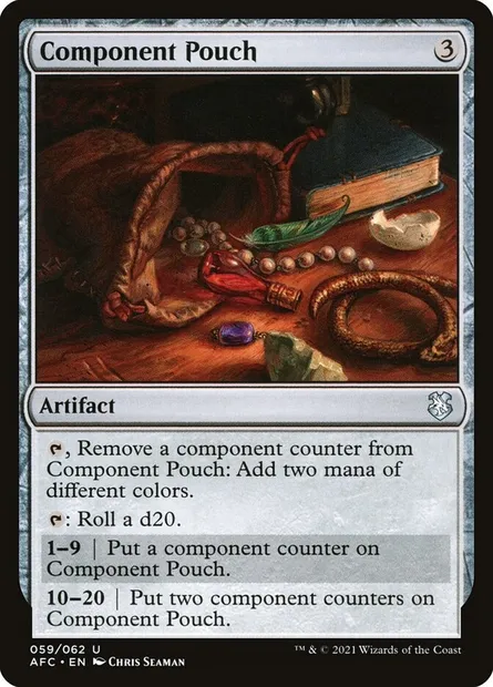 Component Pouch, Magic card AFC 59 — Forgotten Realms Commander set