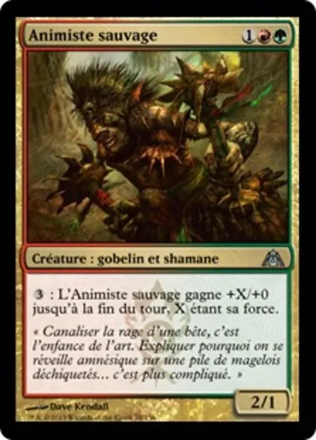Animiste sauvage, carte Magic DGM 70 — extension Le labyrinthe du dragon