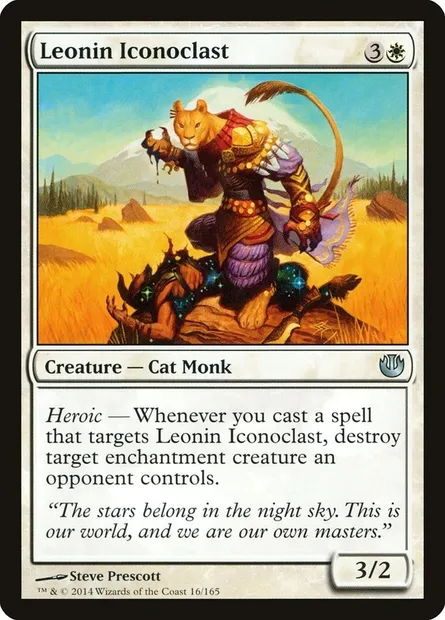 Leonin Iconoclast, Magic card JOU 16 — Journey into Nyx set