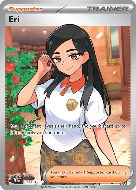 Eri, Pokémon card PRE 136 — Prismatic Evolutions set