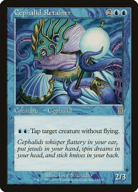 Cephalid Retainer, Magic card ODY 73 — Odyssey set
