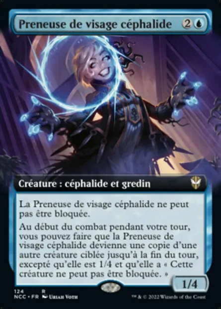 Preneuse de visage céphalide, carte Magic NCC 124 — extension New Capenna Commander