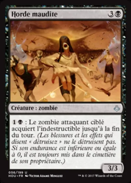 Horde maudite, carte Magic HOU 56 — extension L’âge de la destruction