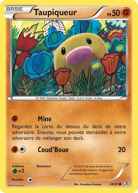 Taupiqueur, carte Pokémon GEN 38 — extension Générations