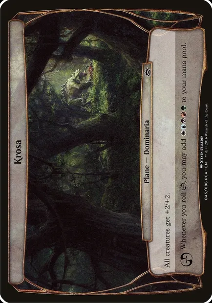 Krosa, Magic card OPCA 45 — Planechase Anthology Planes set
