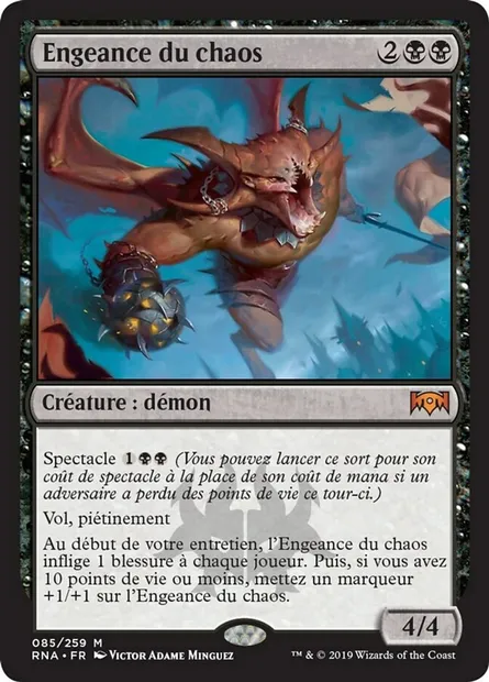 Engeance du chaos, carte Magic RNA 85 — extension L'allégeance de Ravnica
