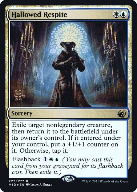 Repos sacré, carte Magic PMID 227s — extension Innistrad: Midnight Hunt Promos