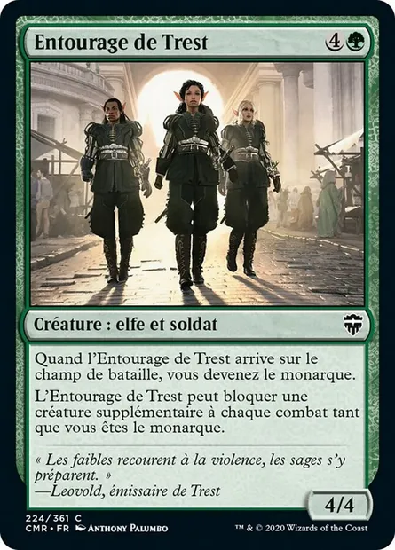 Entourage de Trest, carte Magic CMR 224 — extension Commander Legends