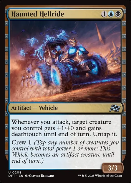 Haunted Hellride, Magic card DFT 208 — Aetherdrift set