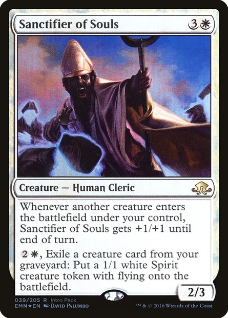 Sanctificateur d'âmes, carte Magic PEMN 39 — extension Eldritch Moon Promos