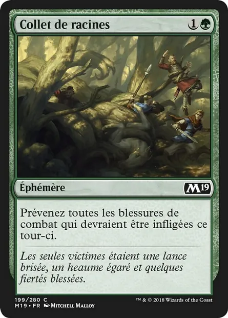 Collet de racines, carte Magic M19 199 — extension Core Set 2019