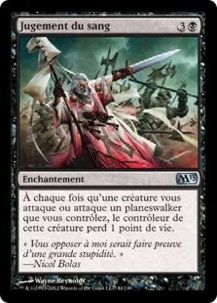 Jugement du sang, carte Magic M13 81 — extension Magic 2013