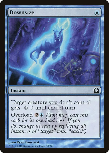 Downsize, Magic card RTR 38 — Return to Ravnica set