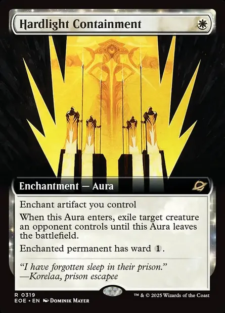 Hardlight Containment, Magic card EOE 319 — Edge of Eternities set